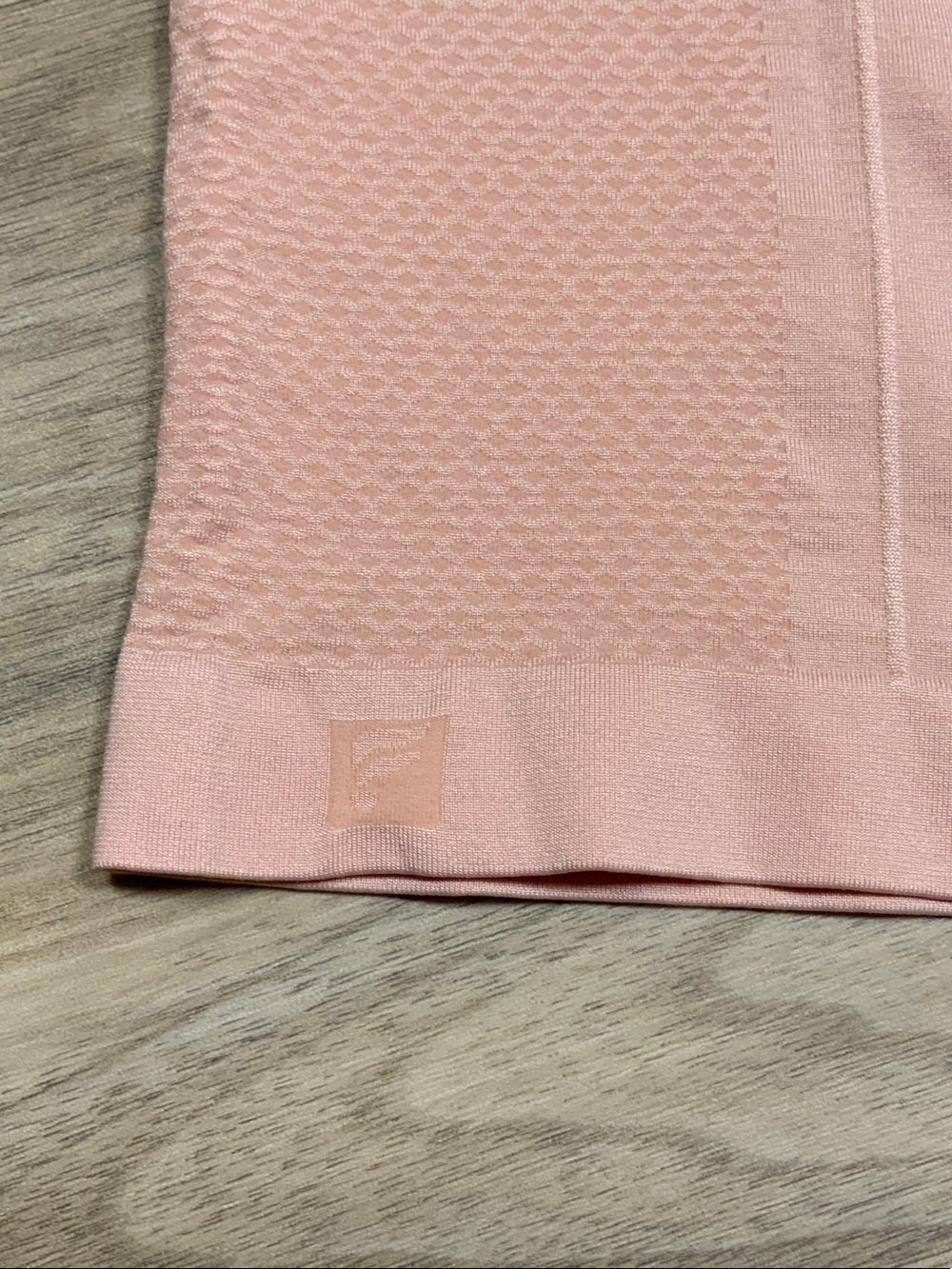 Fabletics Light Pink Racerback Workout Tank - Picture 3 of 3